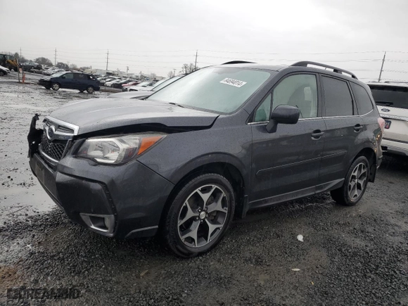 2014 Subaru Forester 2.0XT Premium with VIN JF2SJGDC9EH499538, listed as a Copart auction lot 84694014 with 128,547 mi miles and Salvage Title. Bid and sale history available at carsss.com. Image 1.