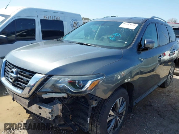 2017 Nissan Pathfinder SV with VIN 5N1DR2MM2HC613081, listed as a IAAI auction lot 41979227 with 137,371 mi miles. Bid and sale history available at carsss.com. Image 14.