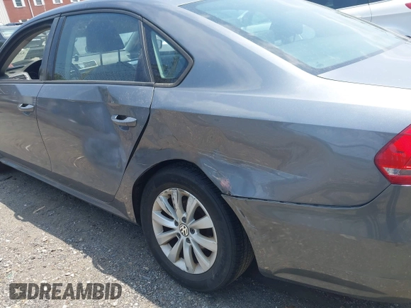 2015 Volkswagen Passat Wolfsburg Edition with VIN 1VWAT7A39FC091867, listed as a IAAI auction lot 42548813 with 136,862 mi miles and . Bid and sale history available at DreamBid. Image 6.