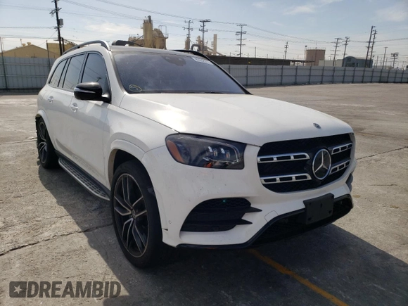 2020 Mercedes-Benz GLS with VIN 4JGFF8GE6LA198344, listed as a Copart auction lot 42232973 with 14,305 mi miles. Bid and sale history available at carsss.com. Image 4.