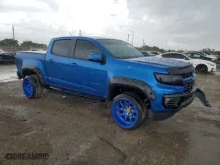 2022 Chevrolet Colorado 2WD LT with VIN 1GCGSCEA9N1300441, listed as a Copart auction lot 68234604 with 36,613 mi miles and Salvage Title. Bid and sale history available at carsss.com. Image 4.