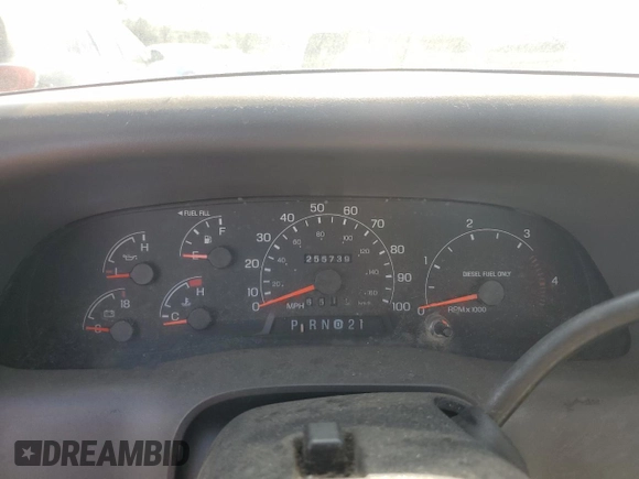 2000 Ford Super Duty F-250 XL with VIN 1FTNF21F6YEE07189, listed as a Copart auction lot 88033105 with 255,739 mi miles and Salvage Title. Bid and sale history available at carsss.com. Image 9.