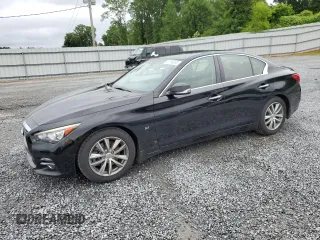 2015 Infiniti Q50 Premium with VIN JN1BV7AP0FM349503, listed as a Copart auction lot 57766245 with 101,237 mi miles and Salvage title. Bid and sale history available at DreamBid. Image 1.
