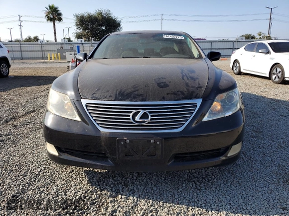 2007 Lexus LS 460 with VIN JTHBL46F275048355, listed as a Copart auction lot 62407725 with 206,881 mi miles and Clean title. Bid and sale history available at DreamBid. Image 5.
