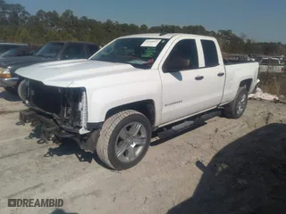 2018 Chevrolet Silverado 1500 Custom with VIN 1GCRCPEC2JZ354500, listed as a IAAI auction lot 41640015 with 87,376 mi miles. Bid and sale history available at carsss.com. Image 2.