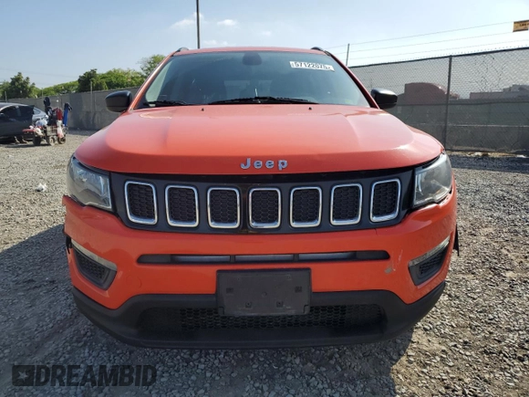 2017 Jeep Compass Sport с VIN 3C4NJCAB9HT690673, выставлен на аукционе Copart как лот 57122075 с пробегом 94 107 миль миль и Списание • Salvage title. История ставок и продаж доступна на DreamBid. Изображение 5.