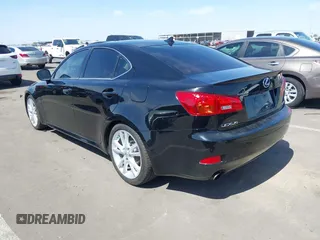 2007 Lexus IS 350 with VIN JTHBE262975014179, listed as a IAAI auction lot 42504426 with 170,776 mi miles and . Bid and sale history available at DreamBid. Image 3.
