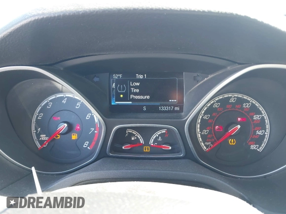 2014 Ford Focus ST with VIN 1FADP3L98EL308831, listed as a IAAI auction lot 41138622 with 133,317 mi miles and . Bid and sale history available at carsss.com. Image 7.