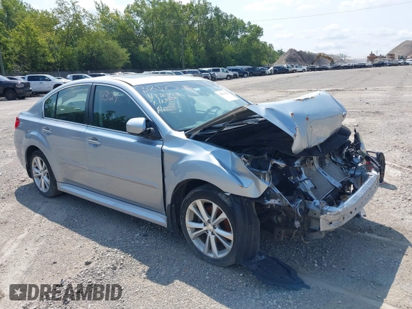 2013 Subaru Legacy Limited with VIN 4S3BMCL60D3031168, listed as a IAAI auction lot 39967047 with 89,627 mi miles and . Bid and sale history available at DreamBid. Image 1.