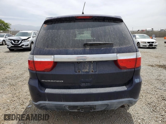 2012 Dodge Durango SXT with VIN 1C4RDHAGXCC335579, listed as a Copart auction lot 56032585 with 194,701 mi miles and Clean Title. Bid and sale history available at DreamBid. Image 6.