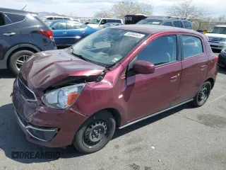 2019 Mitsubishi Mirage ES z VIN ML32A3HJ4KH013717, wystawiony jako Copart lot #50096445 z przebiegiem 103 583 mil mil oraz Szkoda całkowita • Salvage title. Historia ofert i sprzedaży dostępna na DreamBid. Obrazek 1.