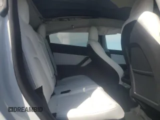 2022 Tesla Model Y Long Range with VIN 7SAYGAEE3NF416838, listed as a Copart auction lot 46157675 with 24,254 mi miles and Salvage Title. Bid and sale history available at DreamBid. Image 11.