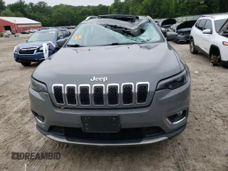 2021 Jeep Cherokee Limited with VIN 1C4PJMDX5MD105237, listed as a Copart auction lot 61389155 with 55,173 mi miles and Salvage title. Bid and sale history available at DreamBid. Image 5.