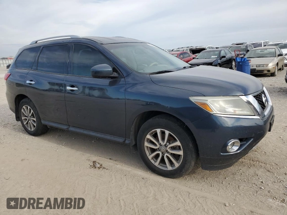 2015 Nissan Pathfinder S z VIN 5N1AR2MM1FC658447, wystawiony jako Copart lot #48972195 z przebiegiem 108 805 mil mil oraz Czysty tytuł • Clean title. Historia ofert i sprzedaży dostępna na DreamBid. Obrazek 4.