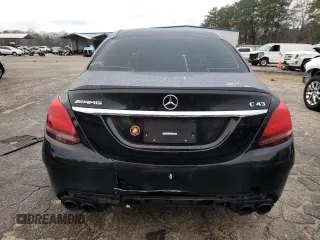 2020 Mercedes-Benz C 43 AMG with VIN W1KWF6EB2LR595722, listed as a Copart auction lot 86822694 with Not Provided miles and Salvage Title. Bid and sale history available at carsss.com. Image 6.