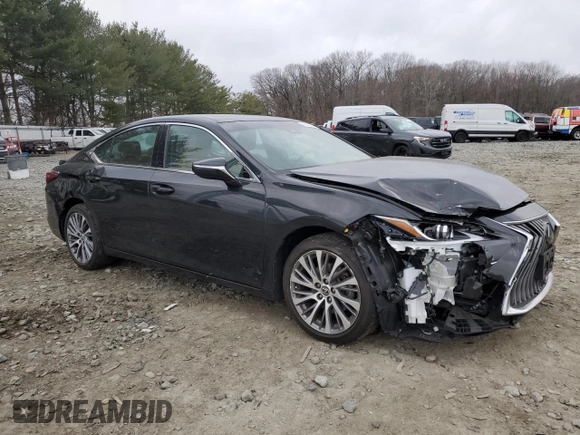 2021 Lexus ES with VIN 58ADZ1B16MU088073, listed as a Copart auction lot 46820675 with 29,598 mi miles and Salvage Title. Bid and sale history available at carsss.com. Image 4.