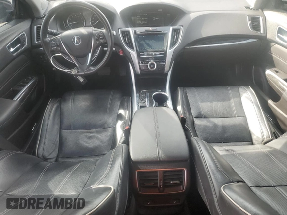 2018 Acura TLX Advance with VIN 19UUB3F72JA004095, listed as a Copart auction lot 45872825 with 101,214 mi miles and Salvage title. Bid and sale history available at DreamBid. Image 8.