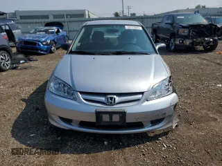 2004 Honda Civic VP with VIN 1HGES16314L008220, listed as a Copart auction lot 59743065 with 132,383 mi miles and Salvage title. Bid and sale history available at DreamBid. Image 5.