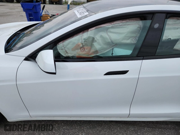 2022 Tesla Model S with VIN 5YJSA1E50NF476127, listed as a Copart auction lot 60225465 with Not provided miles and Salvage title. Bid and sale history available at DreamBid. Image 7.
