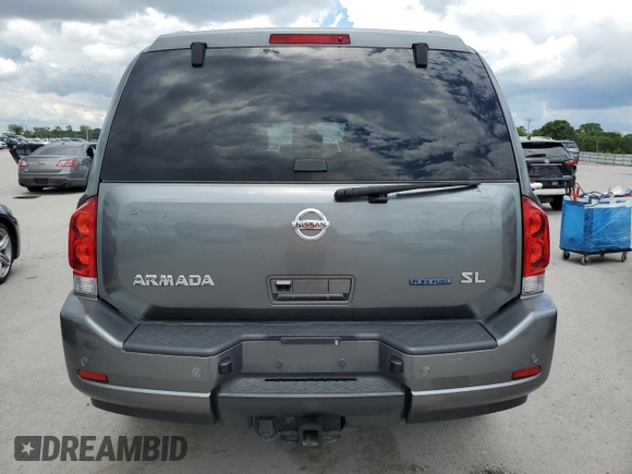 2015 Nissan Armada SV z VIN 5N1BA0ND1FN613558, wystawiony jako Copart lot #56204725 z przebiegiem 121 129 mil mil oraz Czysty tytuł • Clean title. Historia ofert i sprzedaży dostępna na DreamBid. Obrazek 6.