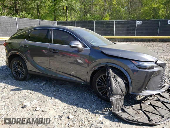 2025 Lexus RX 350 with VIN 2T2BAMCA3SC097099, listed as a Copart auction lot 54710035 with 3,483 mi miles and Salvage title. Bid and sale history available at DreamBid. Image 4.