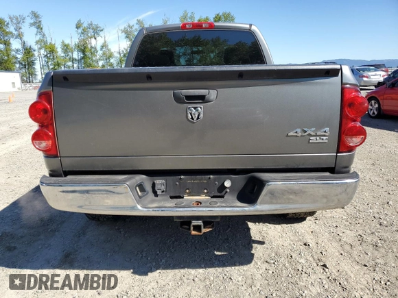 2007 Dodge 1500 SLT with VIN 1D7HU18277J523092, listed as a Copart auction lot 55340555 with 137,584 mi miles and Clean Title. Bid and sale history available at DreamBid. Image 6.