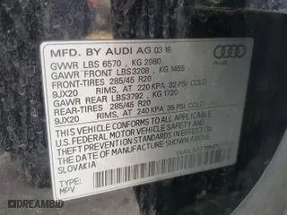 2017 Audi Q7 Premium Plus with VIN WA1LAAF70HD011101, listed as a Copart auction lot 52571575 with 140,369 mi miles and Clean Title. Bid and sale history available at carsss.com. Image 13.