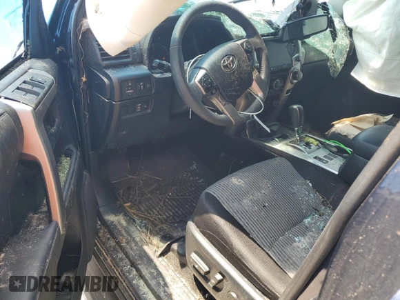 2023 Toyota 4Runner SR5 with VIN JTEEU5JR5P5279040, listed as a Copart auction lot 55560025 with Not provided miles and Non repairable. Bid and sale history available at DreamBid. Image 8.