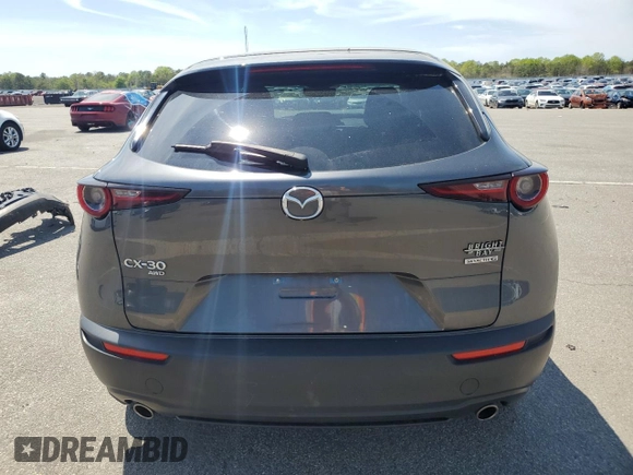 2021 Mazda CX-30 Preferred with VIN 3MVDMBCL5MM262458, listed as a Copart auction lot 56368995 with 77,394 mi miles and Salvage title. Bid and sale history available at DreamBid. Image 6.
