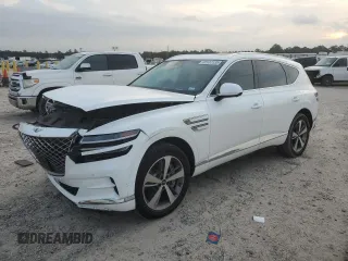 2024 Genesis GV80 z VIN KMUHCESC6RU177900, wystawiony jako Copart lot #55157135 z przebiegiem 15 370 mil mil oraz Szkoda całkowita • Salvage title. Historia ofert i sprzedaży dostępna na DreamBid. Obrazek 1.