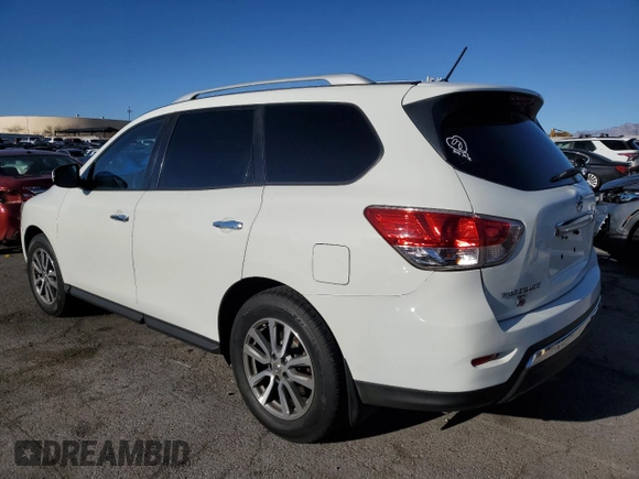 2016 Nissan Pathfinder S with VIN 5N1AR2MN5GC665783, listed as a Copart auction lot 49469725 with 99,647 mi miles and Salvage title. Bid and sale history available at DreamBid. Image 2.