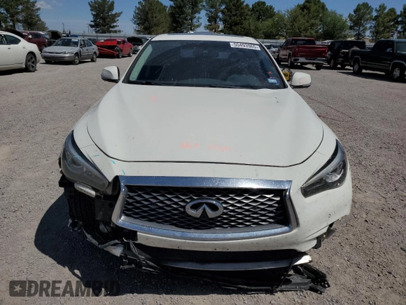 2021 Infiniti Q50 Luxe z VIN JN1EV7BPXMM702581, wystawiony jako Copart lot #55493965 z przebiegiem 109 444 mil mil oraz Szkoda całkowita • Salvage title. Historia ofert i sprzedaży dostępna na DreamBid. Obrazek 5.
