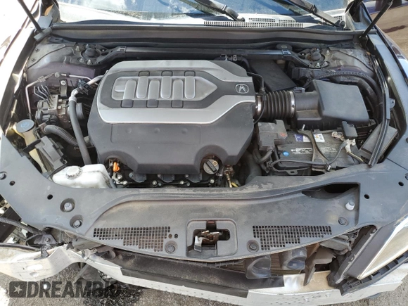 2014 Acura RLX Technology with VIN JH4KC1F59EC000494, listed as a Copart auction lot 55293475 with 100,857 mi miles and Salvage title. Bid and sale history available at DreamBid. Image 11.
