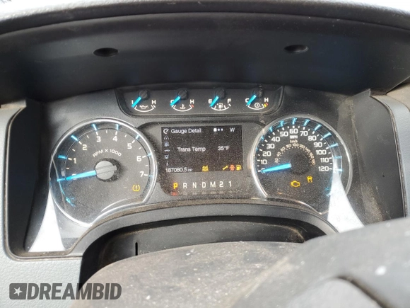 2013 Ford F-150 XL with VIN 1FTFW1ET0DKF48446, listed as a Copart auction lot 44866285 with 187,080 mi miles and Clean Title. Bid and sale history available at DreamBid. Image 9.