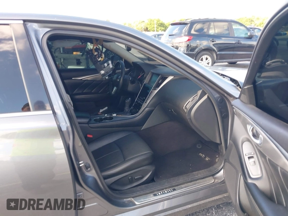 2014 Infiniti Q50 Premium with VIN JN1BV7AP7EM684448, listed as a IAAI auction lot 42564087 with 79,207 mi miles and . Bid and sale history available at DreamBid. Image 5.