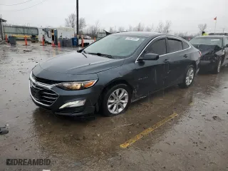 2019 Chevrolet Malibu LT with VIN 1G1ZD5ST1KF172756, listed as a Copart auction lot 47807095 with 97,720 mi miles and Salvage Title. Bid and sale history available at carsss.com. Image 1.