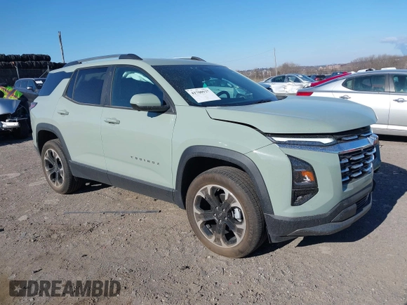 2025 Chevrolet Equinox FWD LT with VIN 3GNAXHEG2SL131819, listed as a IAAI auction lot 41700937 with 5,378 mi miles and . Bid and sale history available at DreamBid. Image 1.