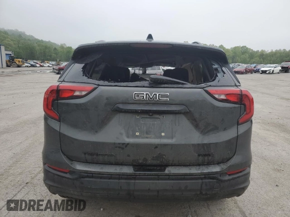 2020 GMC Terrain SLT with VIN 3GKALVEV6LL260427, listed as a Copart auction lot 56290705 with 60,390 mi miles and Salvage title. Bid and sale history available at DreamBid. Image 6.