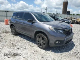 2021 Honda Passport EX-L with VIN 5FNYF8H54MB002017, listed as a Copart auction lot 59850975 with 54,275 mi miles and Salvage title. Bid and sale history available at DreamBid. Image 4.