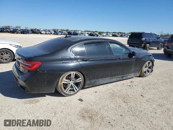 2019 BMW 7 Series 740i with VIN WBA7E2C58KB217108, listed as a Copart auction lot 70862103 with 0 mi miles. Bid and sale history available at carsss.com. Image 3.