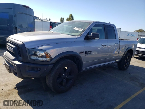 2019 Ram 1500 Classic Warlock with VIN 1C6RR6GT5KS694778, listed as a Copart auction lot 72780624 with 166,119 mi miles and Salvage Title. Bid and sale history available at carsss.com. Image 1.