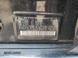 2014 Subaru Legacy Premium with VIN 4S3BMBC6XE3005124, listed as a Copart auction lot 58990305 with 164,752 mi miles and Salvage title. Bid and sale history available at DreamBid. Image 12.