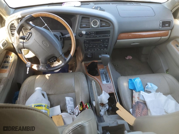 2001 Infiniti QX4 Luxury with VIN JNRDR09YX1W213505, listed as a Copart auction lot 71317834 with 0 miles and Salvage Title. Bid and sale history available at carsss.com. Image 10.