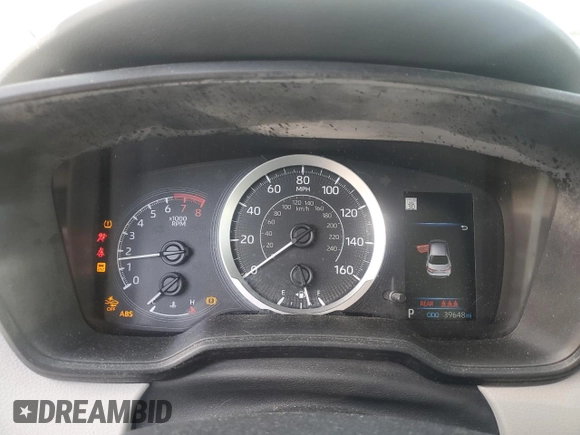 2021 Toyota Corolla LE with VIN 5YFEPMAE2MP163747, listed as a Copart auction lot 54667605 with 39,648 mi miles and Salvage Title. Bid and sale history available at DreamBid. Image 9.