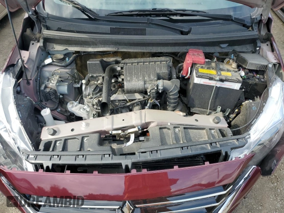 2024 Mitsubishi Mirage ES with VIN ML32FUFJXRHF11136, listed as a Copart auction lot 62685655 with 11,207 mi miles and Salvage title. Bid and sale history available at DreamBid. Image 11.