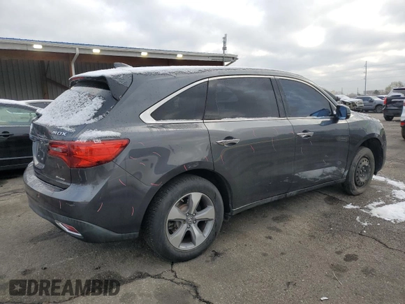 2014 Acura MDX with VIN 5FRYD4H22EB005373, listed as a Copart auction lot 51940055 with 147,019 mi miles and Salvage title. Bid and sale history available at DreamBid. Image 3.