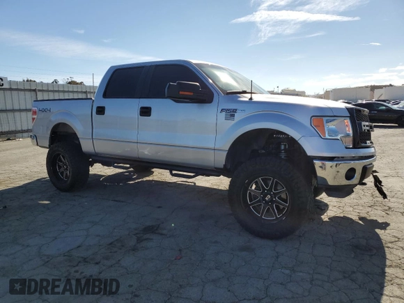 2012 Ford F-150 XL with VIN 1FTFW1EF6CFB58405, listed as a Copart auction lot 65570425 with 161,399 mi miles and Salvage title. Bid and sale history available at DreamBid. Image 4.