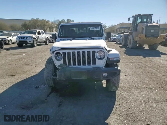 2021 Jeep Gladiator 80th Anniversary with VIN 1C6HJTAG7ML524612, listed as a Copart auction lot 42035885 with 32,742 mi miles and Salvage title. Bid and sale history available at DreamBid. Image 11.