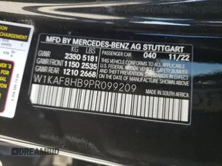 2023 Mercedes-Benz C 43 AMG with VIN W1KAF8HB9PR099209, listed as a Copart auction lot 79760674 with Not Provided miles and Salvage Title. Bid and sale history available at DreamBid. Image 14.