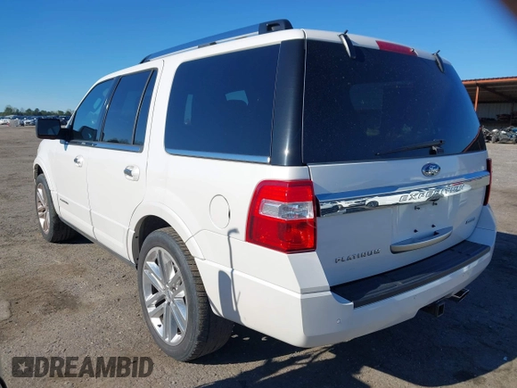 2015 Ford Expedition Platinum with VIN 1FMJU1MT9FEF34821, listed as a IAAI auction lot 41858834 with 61,796 mi miles and . Bid and sale history available at DreamBid. Image 3.